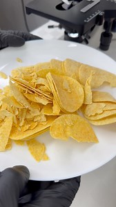 Chips under a microscope… What’s next??? #science #experiment #fyp | RHCB Experiments