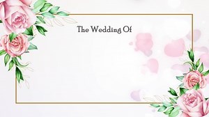 the wedding background video, flower background.