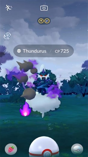 I caught NEW SHADOW Legendary *THUNDURUS* in Pokemon GO.