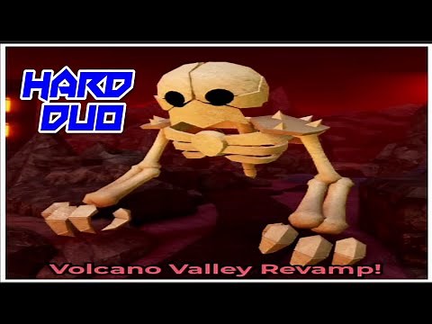 VOLCANO VALLEY REVAMP (Hard Duo) (Challenge Mode) in Roblox Tower Heroes