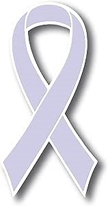 Magnet Me Up Support Esophageal and Stomach Cancer Awareness Periwinkle Ribbon Magnet Decal, Automotive Magnet for Car Truck SUV, Any Magnetic Surface, Showing Support or Fundraising, Crafted in USA