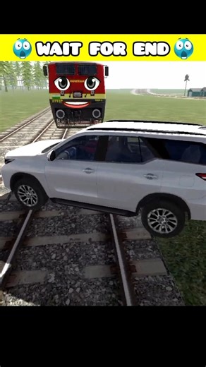 ট্রেন🚂 Vs ফরচুনার কার🚘 Indian Bike Driving 3D