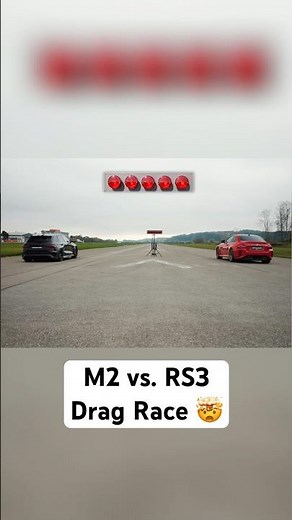 M2 vs. Audi RS3 im DRAG RACE 😱