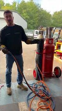 Oxygen propane gas welding brazing at Spectrum Welding