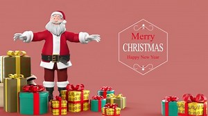 Santa Claus 3d Animation Christmas Gifts Stock Footage Video (100% Royalty-free) 1097870241 | Shutterstock