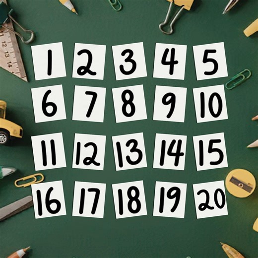 Classroom Number Decals: Room Labels Organization for School Teachers Vinyl Stickers - Etsy
