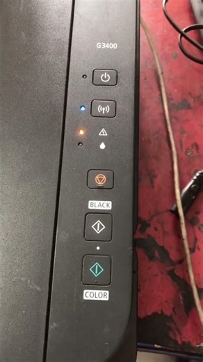 Blinking lights error in Canon