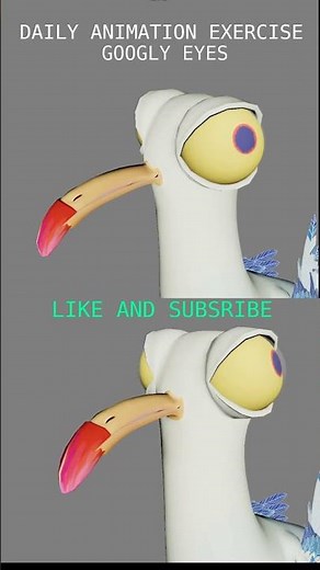 ANIMATION EXERCISE Googly Eyes #animation #animationexercises #animationlessons #learnanimation