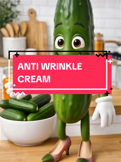 Cucumber juice refreshes, aloe vera repairs, and coconut oil deeply nourishes skin to soften fine lines and reveal a smoother, youthful glow naturally. #AntiWrinkle #NaturalBeauty #AloeVera #CucumberJuice #CoconutOil