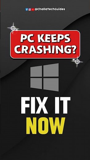 How to Fix a Crashing PC 🖥️ (2026)