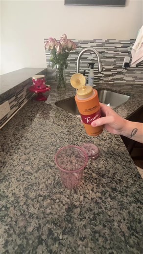 Loving these new disposable pink cups for taking my iced coffee on the go! They are the perfect size, and I don’t have to keep up with a cup when I’m done!! And it gives the feel of a coffee shop purchase! #morningcoffeeroutine #coffeetiktok #coffeetok #icedcoffeeathome