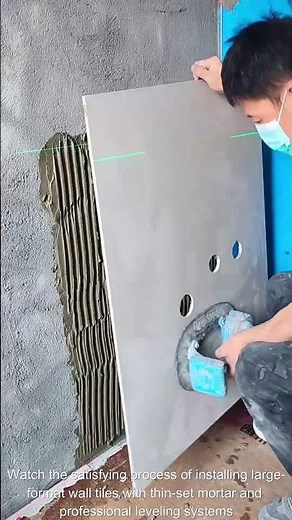 Large Format Tile Installation