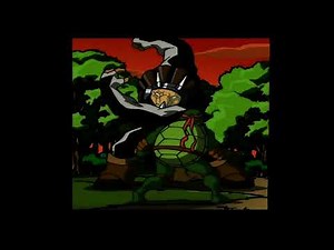 TMNT 2003 Space Invaders, Part 2 - Mikey kills the Triceraton