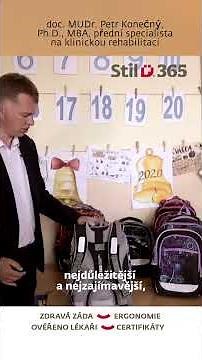 Lékař radí, jak vybrat zdravá a bezpečný batoh pro naše děti /prvňáčky.