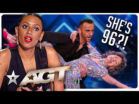 She's 96?! The Judges Can't Believe It! | America's Got Talent