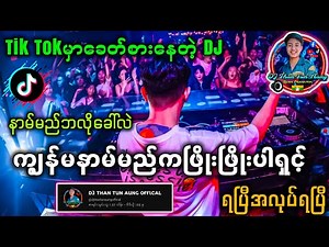 ကျွန်မနာမ်မည်ကဖြိုးဖြိုးပါ ရှင့် '' Tik Tok မှာခေတ်စားနေတဲ့ DJ အလန်းစား ''DJ Than Tun Aung Remix 🔊