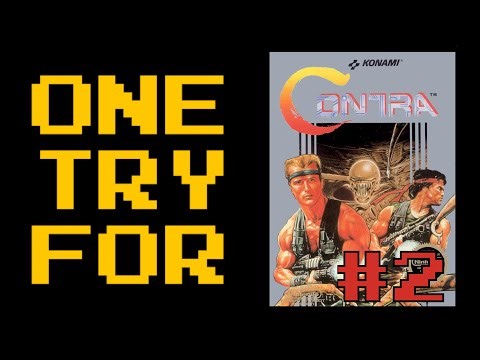 ✅One Try for Contra [Famicom] #2 (No continues) (Stream reupload)