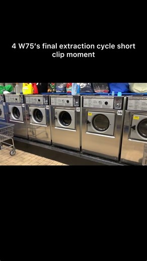 The multi Wascomat Junior W75 Commercial washers final extraction clip