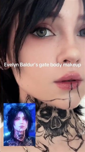 1 hour neck makeup in 10 secs