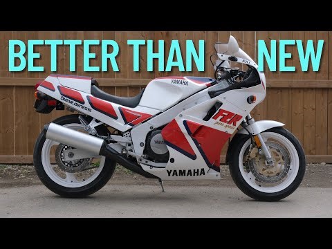 Would you ride it or store it? | Yamaha FZR1000 Restoration is better than new.