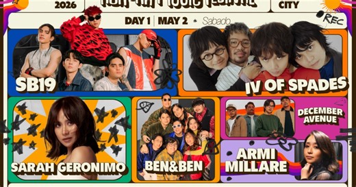 SB19, IV of Spades, Sarah Geronimo, SexBomb Girls, more to headline Aurora Music Festival 2026