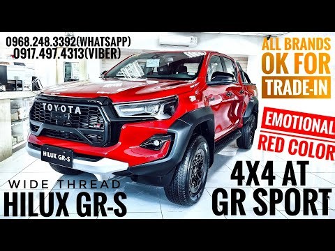 toyota hilux GRS Red 2026 2025