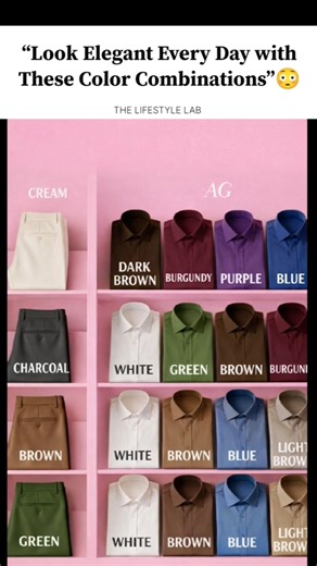 “Look Elegant Every Day with These Color Combinations”😳#mensfashion