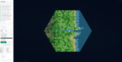 Procedural terrain to AI-generated satellite imagery