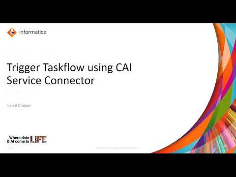 How to Trigger Taskflow using CAI Service Connector