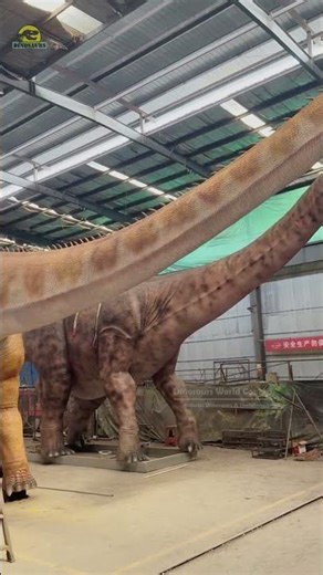 20 Meters Long Huge Animatronic Dinosaur Diplodocus