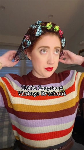 Vintage Hair Brushing Journey: 1940s Inspired Style Tips