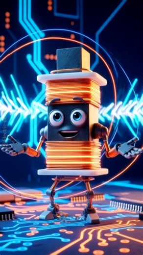 Iron Core Inductor Ka Superpower ⚡ #electronics #shorts