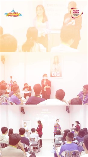 Jadikan Liburan Anak Anda lebih Edukatif, Produktif, dan menyenangkan dengan Mengikuti Holiday Program Merry Riana" 🥳🥳🥳 🙋‍♀️ Untuk Anak Usia 8-19 Tahun 📍 Jakarta, Bekasi, Tangerang, Bandung dll ✅ 7 hari Offline ✅ Dibimbing langsung oleh Merry Riana Associate Trainer ✅ Workbook ✅ Sertifikat ✅ Showcase (anak akan tampil di depan para orangtua) ✅ Belajar teknik-teknik Public Speaking, Smart Learning, dan Life & Success ✅ Belajar dengan enjoy dan fun menggunakan metode Experiential Learning Tec