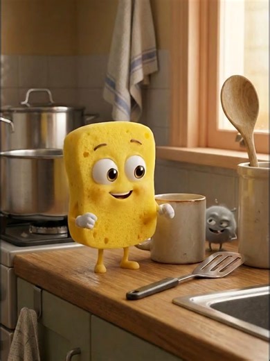 ทำความสะอาดครัวจนเหนื่อย...แต่ทำไมยังดูไม่สะอาด? 🧽✨😩 วันนี้