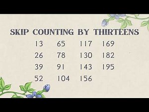 CC Cycle 2 Week 7 Math | Multiplying and Skip Counting by Thirteens