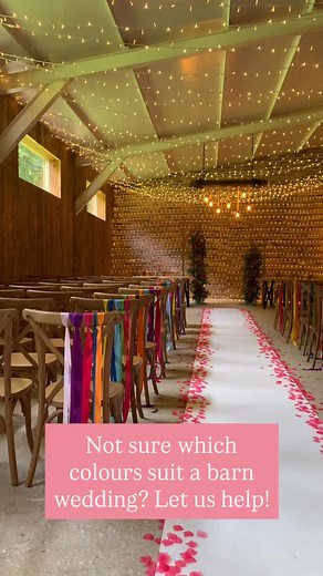 4 colour palette ideas for a barn wedding here at Wold View Farm. From pure white to pretty pastels, there are so many themes that pop again the brick and wood in the barn. Which will you choose? #barnweddinginspo #weddingcolours #rutsicbride #barnweddingvenue #weddinginspo #barnwedding #realwedding | Wold View Farm Weddings
