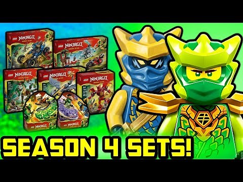 SEASON 4 SETS ARE HERE!!! 🐲 Ninjago Dragons Rising 2026 Winter Sets Revealed! Season 4 News!