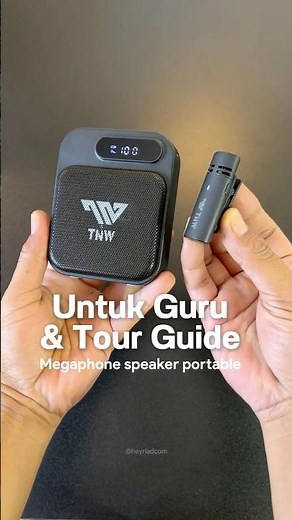 Gak Perlu Teriak Lagi! Speaker Megaphone Pinggang Wireless Ini Praktis Banget