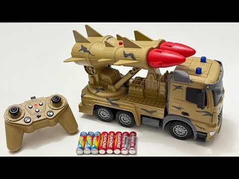 Unboxing RC Military Missile Truck, Electric Robot Dog, Electric Helicopter, Dinosaur RC Stunt Car