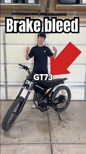 How to bleed the brakes on your riding times GT 73 pro!!! #ebike #ridingtimes #suron