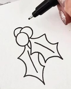 Let’s draw holly! | Kelly Creates Studio