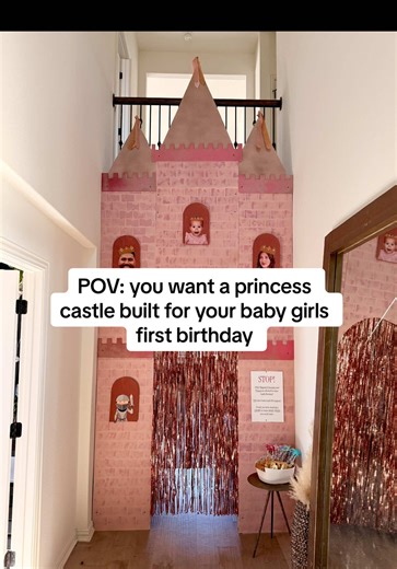 Creating a Magical Princess Castle for a First Birthday