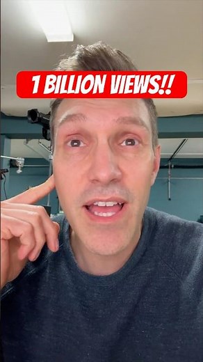 I just hit 1 BILLION VIEWS!