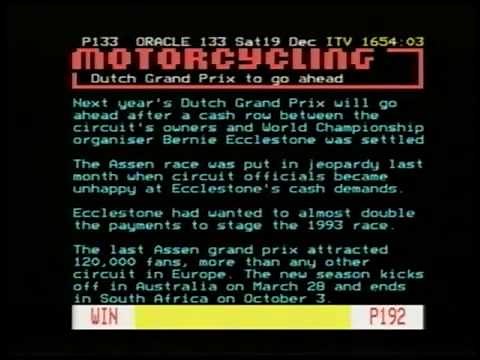 Oracle Teletext Pages 19 December 1992