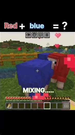 Red+blue=🤔🤯⚡#minecraft #find