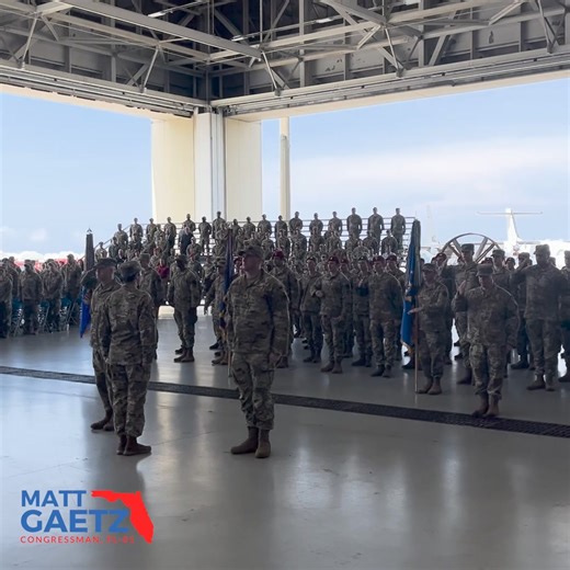 It was an honor to attend the AFSOC change of command ceremony where Lt. Gen. Tony Bauernfeind relinquished command to Lt. Gen. Michael Conley. Thank you, Lt. Gen. Bauernfeind, for all you have accomplished in your time at AFSOC, and we wish you the best of luck as you take over as Superintendent of the U.S. Air Force Academy! | Congressman Matt Gaetz