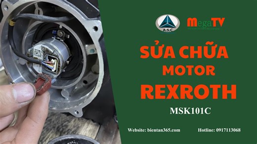 Sửa Servo Rexroth MSK101C Lỗi F8022 - Encoder