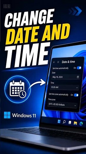 How To Change Date And Time in Windows 11 ( 2026 )