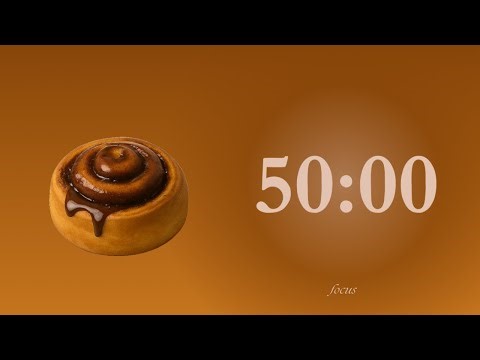 🥯 Lofi Aesthetic Cinnamon Roll Pomodoro Timer | Study With Me | 4 hour | 50/10 min |
