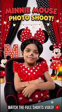 Transforming Into Minnie Mouse! 🐭✨ Magical Photoshoot Vlog